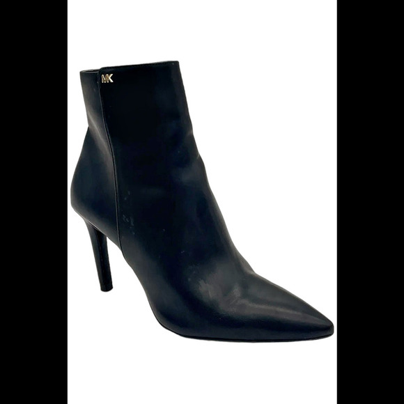 Michael Kors Women's Dorothy Flex Leather Ankle Boot Black - Medium - Picture 1 of 3